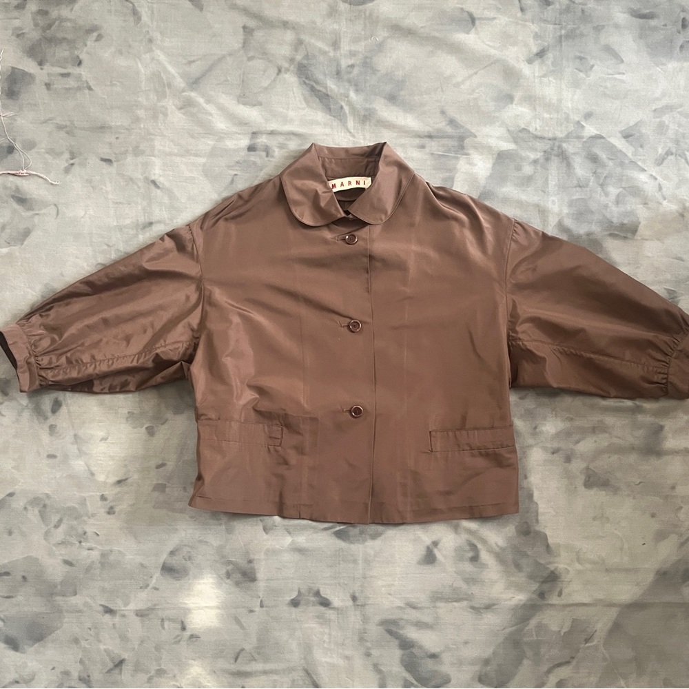 Marni Silk 3/4 Sleeve Jacket